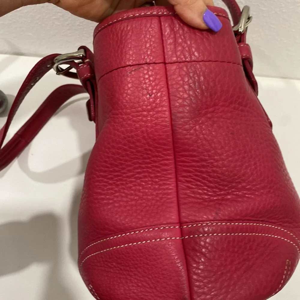 Coach Vintage Pink Purse Soho Satchel J04S-4295 Bag RARE Color - Picture 6 of 14